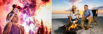 Fireworks and s'mores