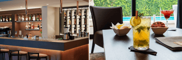 Hotel bar at the Palazzo del Garda