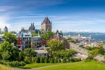 Panoramic View of Quebec City