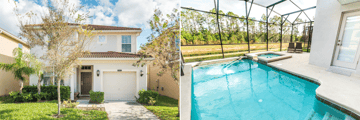 Pardise Palms home exterior and private pool