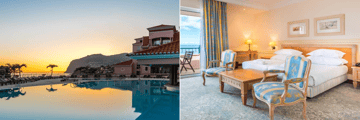 Pool at the Pestana Royal, Deluxe Sea View room