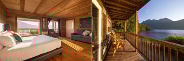 Accommodation at Klahoose Lodge