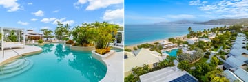 Pool area at a resort