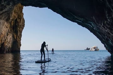Paddle boarding at Poor Knights, Northland