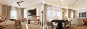 Preferred Club Townhouse bedroom, living room