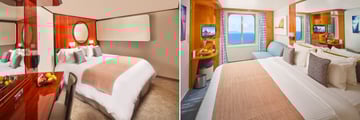 Deluxe Two Bedroom Stateroom and Oceanview Stateroom on Pride of America