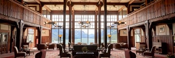 Royal Stewart Dining Room, Prince of Wales Hotel, Waterton Lake