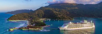 Harmony of the Seas in the stunning Caribbean