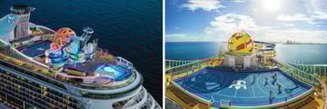 Royal Caribbean Mariner of the Seas Aerial views