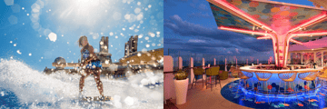 Learn to surf on board Wonder of the Seas