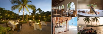 Dining and bar options at The Residence Zanzibar