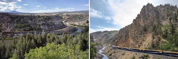 Rocky Mountaineer Rockies to the Red Rocks - Burns Eagle County & Byers Canyon
