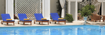 The pool at the Royal Olympic Hotel
