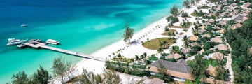 Aerial view of The Royal Sands Koh Rong