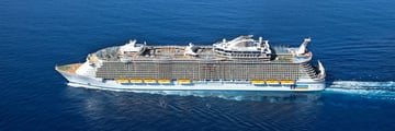 Royal Caribbean Oasis of the Seas Aerial