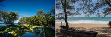 SALA Phuket Mai Khao Beach Resort: Hotel grounds and beach