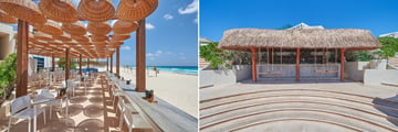 Sea Corner and Shore bar at Live Aqua Beach Resort Cancun