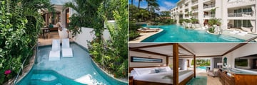Crystal Lagoon Swim-Up One Bedroom Suite at Sandals Barbados