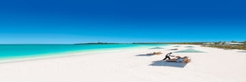 The beach at Sandals Emerald Bay