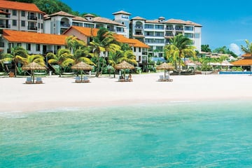 beach views at sandals grenada resort and spa