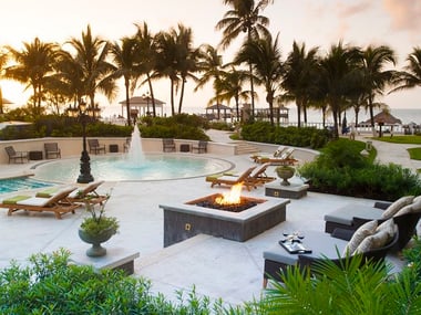 The pool at Sandals Royal Bahamian Spa Resort