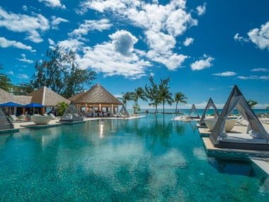The pool at Sandals Royal Barbados