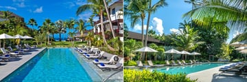 The lap pool at The Sandpiper