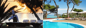 Greek night, main pool