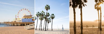 Beautiful beaches of Santa Monica