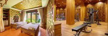 Spa and fitness centre at a resort