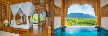 Pool suite with stunning mountain views