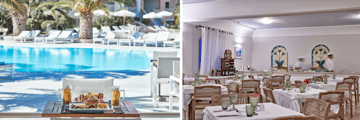 Lunch by the pool, restaurant