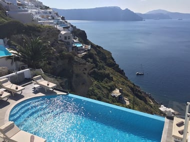 pool at Santorini Secret Suites & Spa
