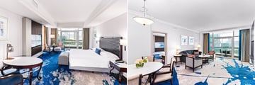 Sea View Suite with Balcony and Lounge Access at Beach Rotana, Abu Dhabi