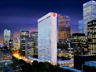 Exterior at night