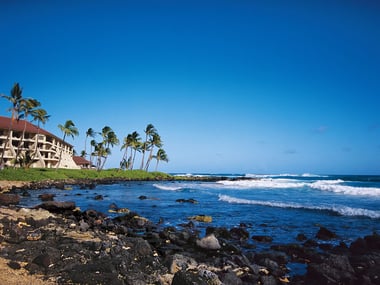 Exterior and beach, Sheraton Kauai