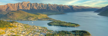 Aerial view of Queenstown