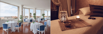 La Conchiglia restaurant, SINA Wellness Spa
