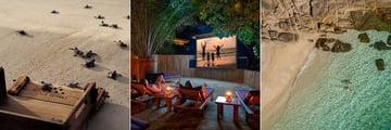 Six Senses Con Dao resort activities: Turtle release, cinema & snorkeling