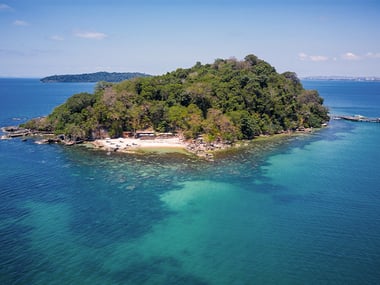 Six Senses Krabey Island Aerial View