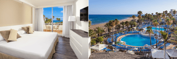 Family room sea view, main pool at Sol Lanzarote
