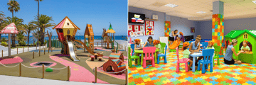 Children's play area and kids club in Sol Lanzarote