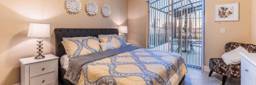 Solterra resort home, main bedroom