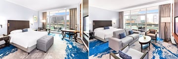 Spacious Sea View Room with Balcony and Sea View Family Room with Balcony, at Beach Rotana, Abu Dhabi