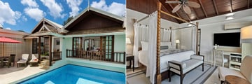 Suite with pool at a resort