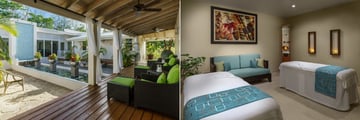 Spa at a beach resort