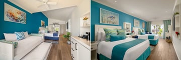 Splash Concierge Club Level and Splash Junior Suite Pool View Rooms at Coconut Bay Beach Resort & Spa