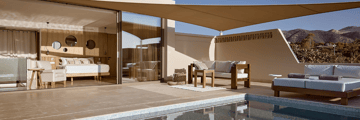 Olives & Sea 2 bedroom private pool harbour view sea view