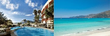 Hotel Stella Maris pool and beach
