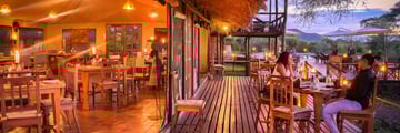 Tarangire Simba Lodge dining area